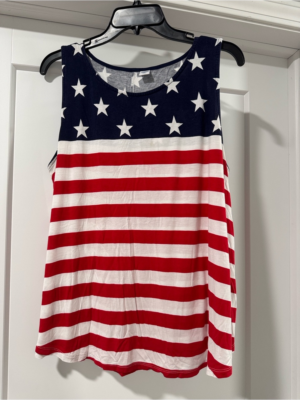 Old Navy Patriotic Sleeveless Flag Tank Top - Red, White & Blue